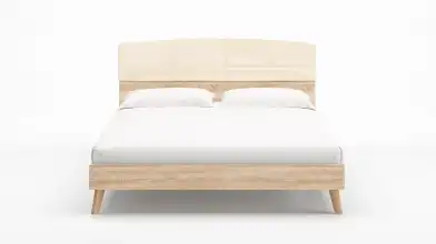 Кровать Tilda, цвет Дуб Бардолино натуральный+mBeige из лдсп в современном стиле Askona фотография товара - 2 - превью