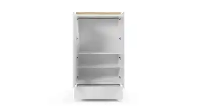 Шкаф двухдверный Issa, цвет Белый+Дуб минерва фото - 4 - превью