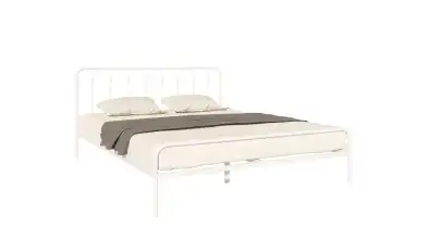 Металлическая кровать Corsa, цвет белый шагрень в спальню Askona фотография товара - 6 - превью