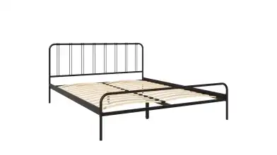Металлическая кровать Antica, цвет черный шагрень в спальню Askona фотография товара - 5 - превью