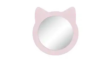 Зеркало Котенок, цвет Розовый фото - 1 - превью