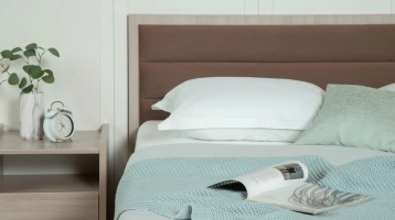 Кровать Tilda Soft, цвет Ясень Шимо Светлый из лдсп в современном стиле Askona фотография товара - 2