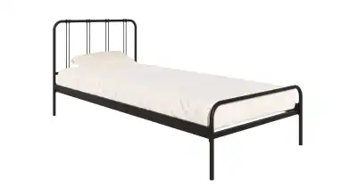 Металлическая кровать Antica, цвет черный шагрень в спальню Askona фотография товара - 8 - превью