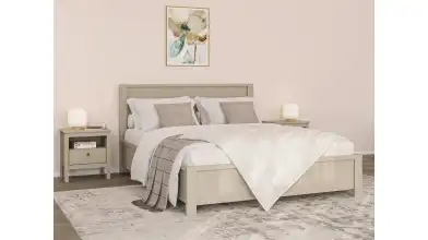 Мягкая кровать Kasli, цвет Капучино с полукруглым изголовьем - 2 - превью