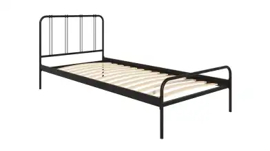 Металлическая кровать Antica, цвет черный шагрень в спальню Askona фотография товара - 10 - превью