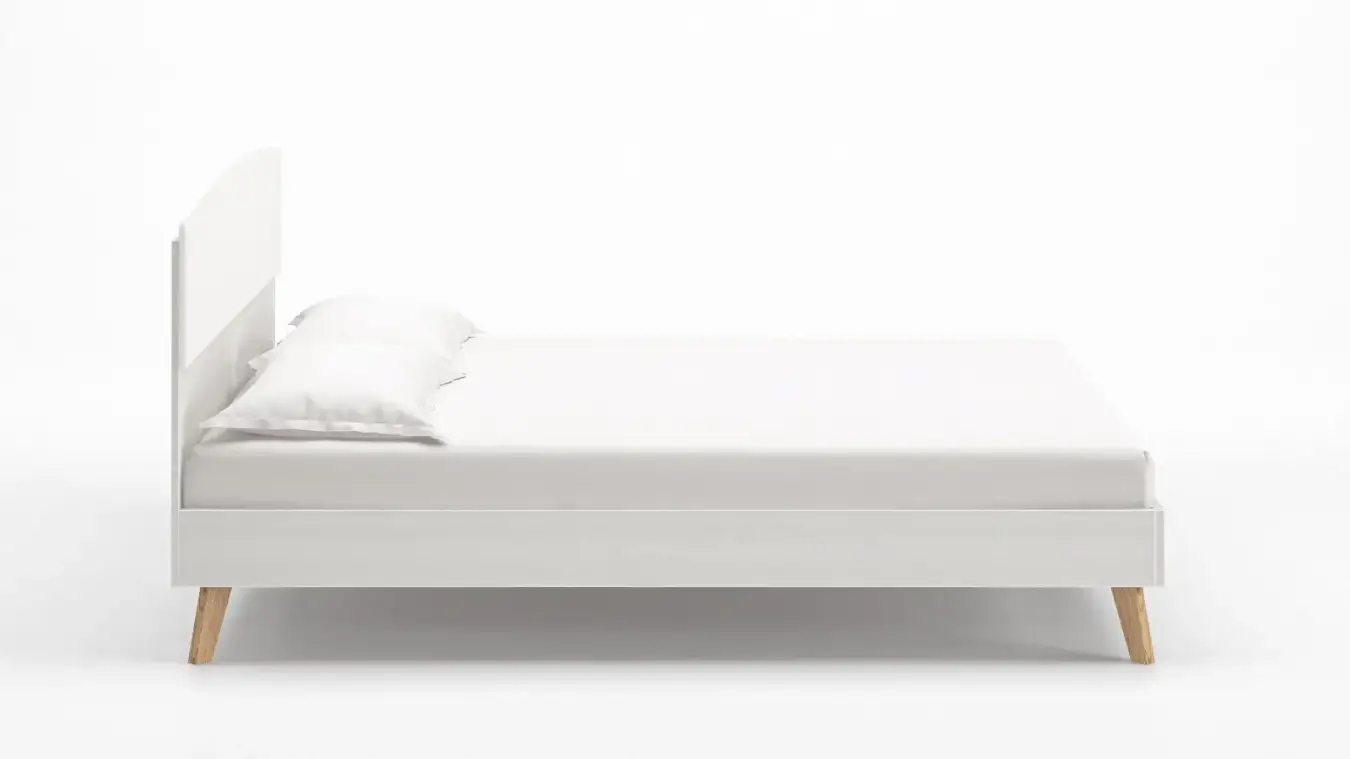 Кровать Tilda, цвет Белый премиум mWhite из лдсп в современном стиле Askona фотография товара - 3 - большое изображение