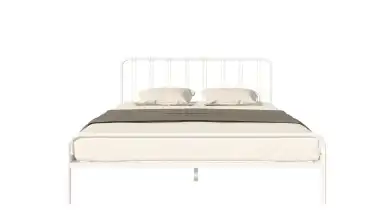 Металлическая кровать Antica, цвет белый шагрень в спальню Askona фотография товара - 4 - превью