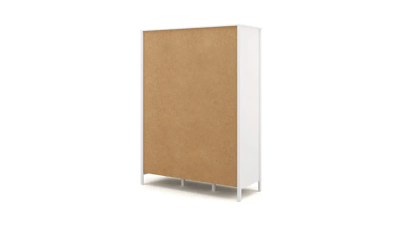 Шкаф трехдверный с ящиками Kasli, цвет Белый фото - 10 - большое изображение