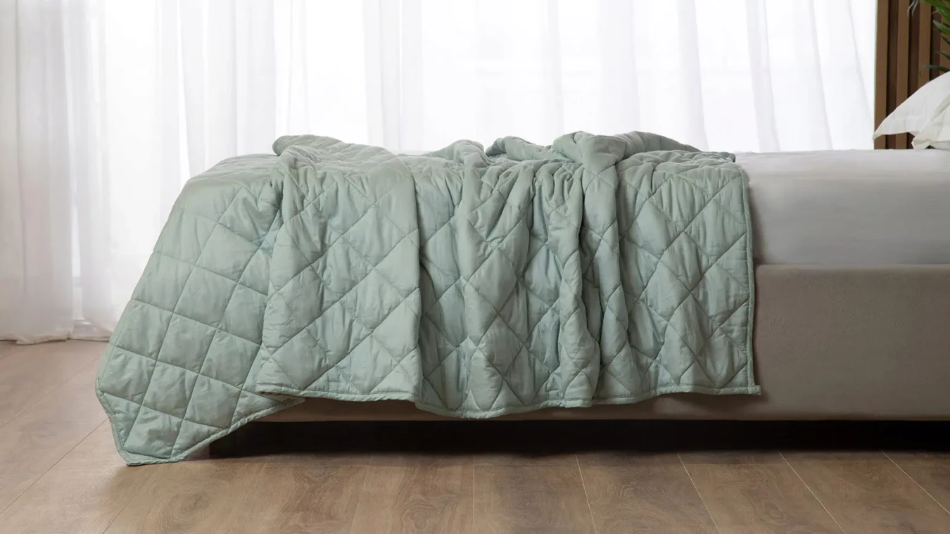 Одеяло Gravity, цвет мятный картинка - 4 - большое изображение