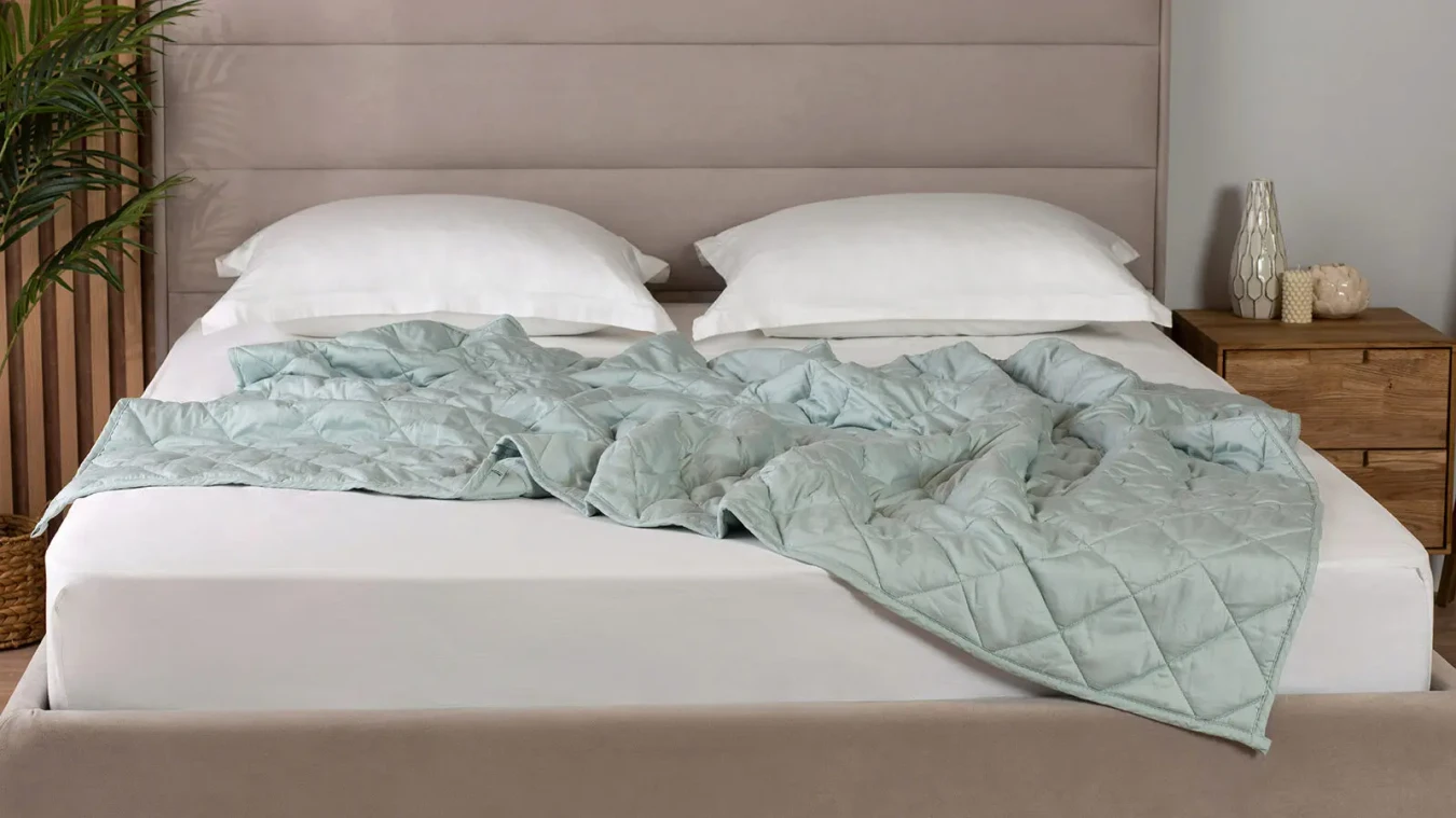 Одеяло Gravity, цвет мятный картинка - 3 - большое изображение
