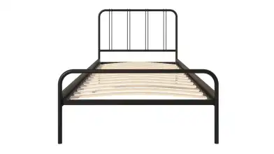 Металлическая кровать Antica, цвет черный шагрень в спальню Askona фотография товара - 11 - превью