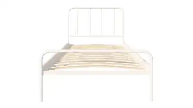 Металлическая кровать Antica, цвет белый шагрень в спальню Askona фотография товара - 11 - превью