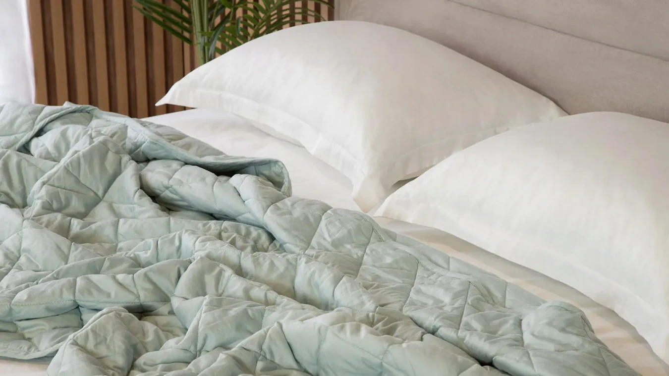 Одеяло Gravity, цвет мятный картинка - 2 - большое изображение