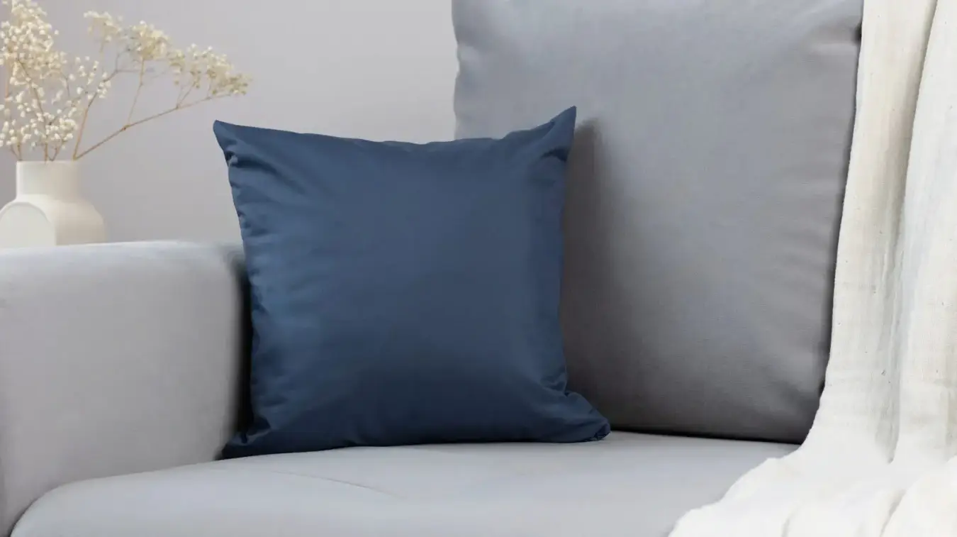 Подушка декоративная Glossy, цвет Синий картинка - 1 - большое изображение
