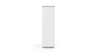 Шкаф двухдверный Issa, цвет Белый+Дуб минерва фото - 5 - превью