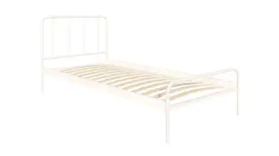 Металлическая кровать Antica, цвет белый шагрень в спальню Askona фотография товара - 10 - превью