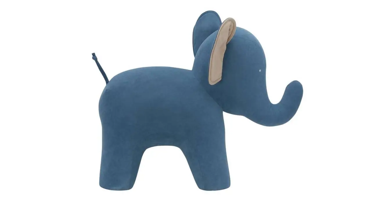 Пуф ELEPHANT blue изображение - 2 - большое изображение