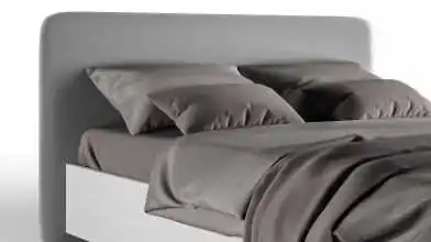 Мягкая кровать Bliss, цвет Белый премиум на высоких ножках с прямым изголовьем Askona фотография товара - 7 - превью