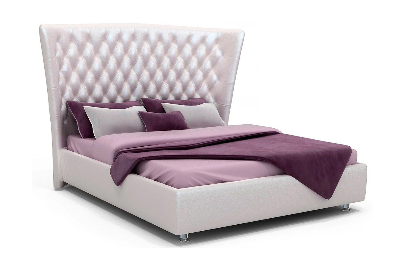 Мягкая кровать Sofia с высоким изголовьем Askona фото - 8 - большое изображение