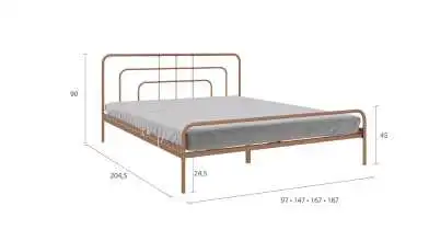 Металлическая кровать Modena Bronza matic в спальню Askona фотография товара - 2 - превью