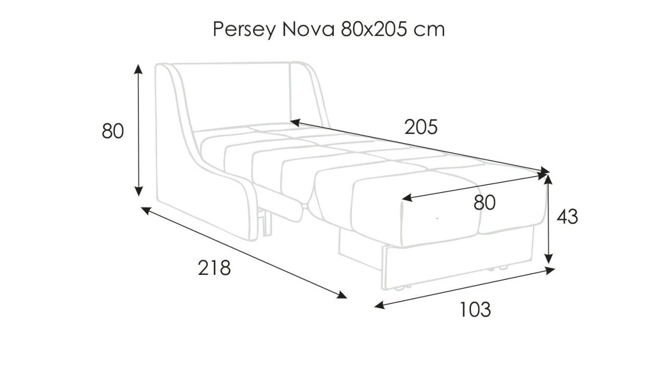 Кресло-кровать Persey Nova картинка - 8 - большое изображение