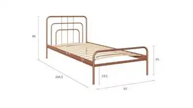 Металлическая кровать Modena Bronza matic в спальню Askona фотография товара - 8 - превью