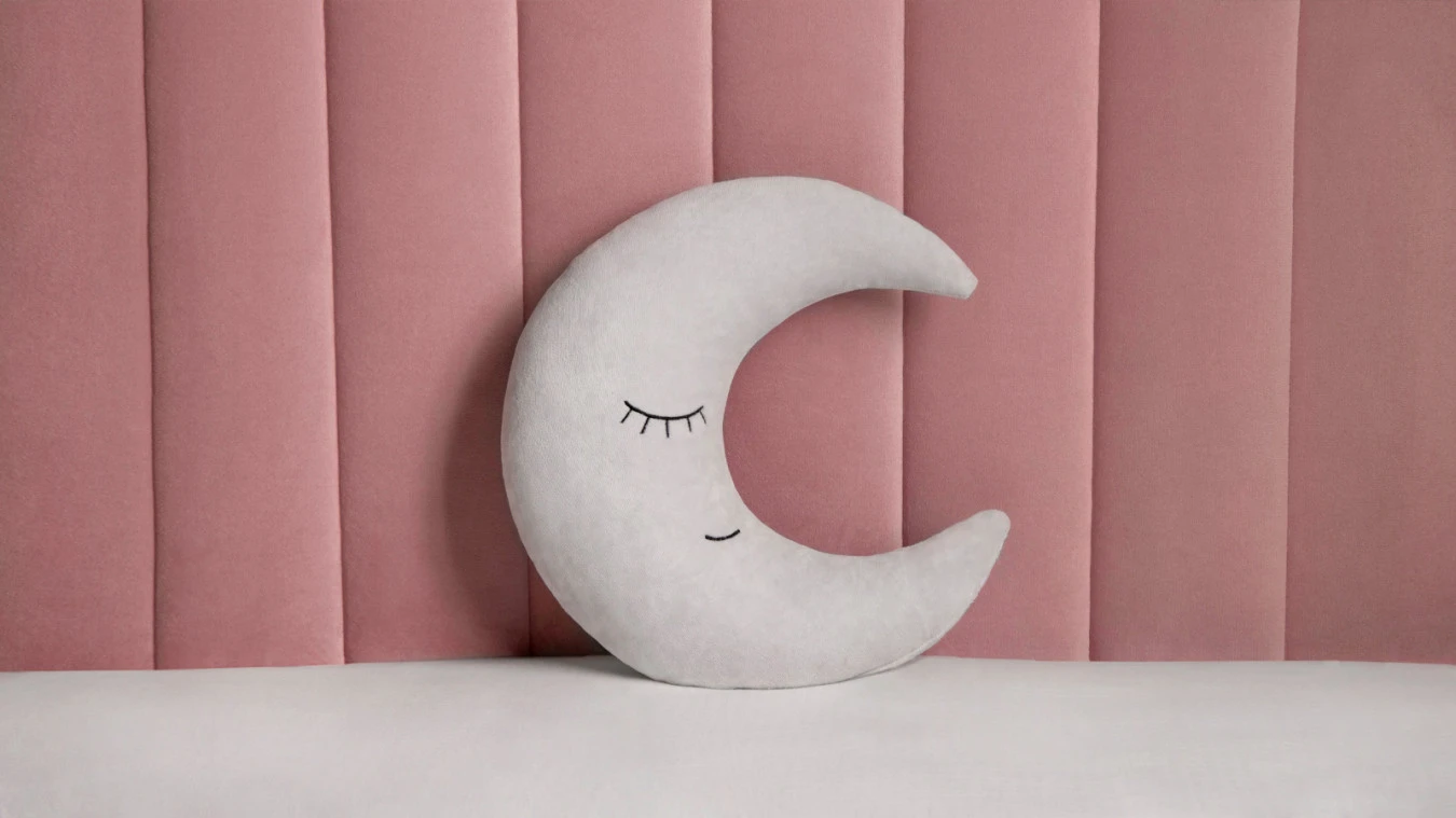 Подушка декоративная Луна серая картинка - 1 - большое изображение