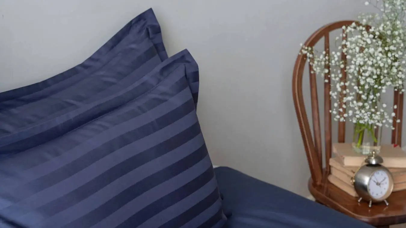 Постельное белье Askona Comfort Stripe, цвет Глубокий синий Askona фото - 4 - большое изображение