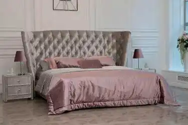 Мягкая кровать Sofia с высоким изголовьем Askona фото - 1 - превью