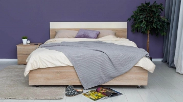 Кровать Iren, цвет Дуб бардолино из лдсп - 1