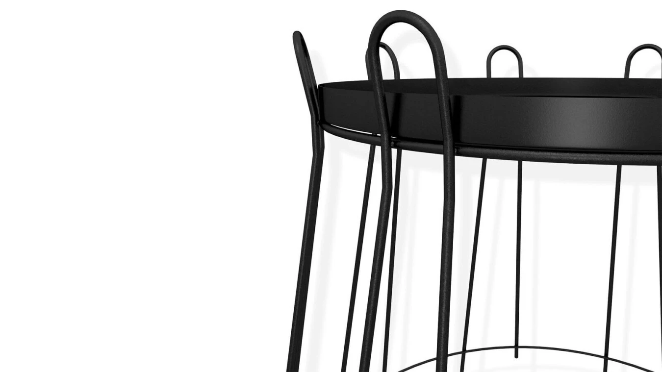 Журнальный столик Rondo, цвет черный фото - 4 - большое изображение