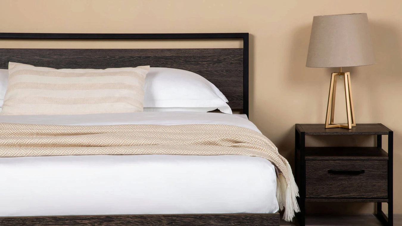 Кровать Moris, цвет Венге мали из лдсп в современном стиле Askona фотография товара - 4 - большое изображение
