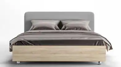Мягкая кровать Bliss, цвет Дуб Бардолино на высоких ножках с прямым изголовьем Askona фотография товара - 4 - превью