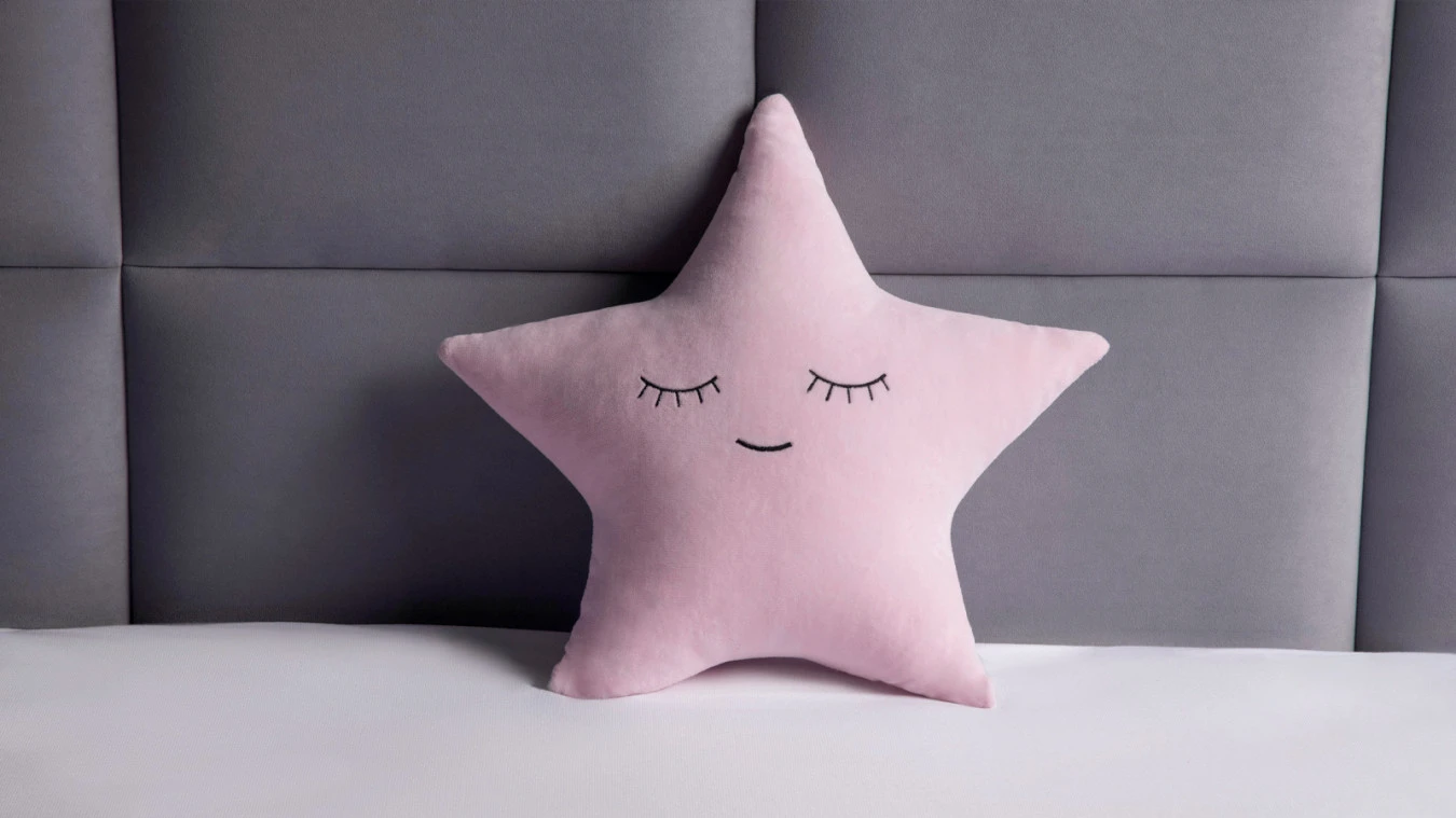 Подушка декоративная Звездочка розовая картинка - 1 - большое изображение