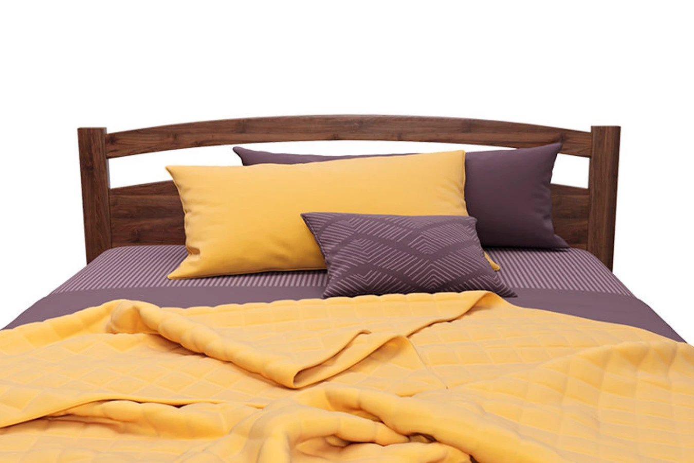 Деревянная кровать Vesta Venge темная Askona фото - 2 - большое изображение
