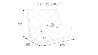 Диван-кровать Liten с коробом для белья Askona фото - 9 - превью