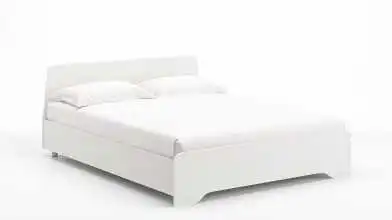 Кровать Artis, цвет Белый премиум из лдсп с изголовьем Askona фотография товара - 3 - превью