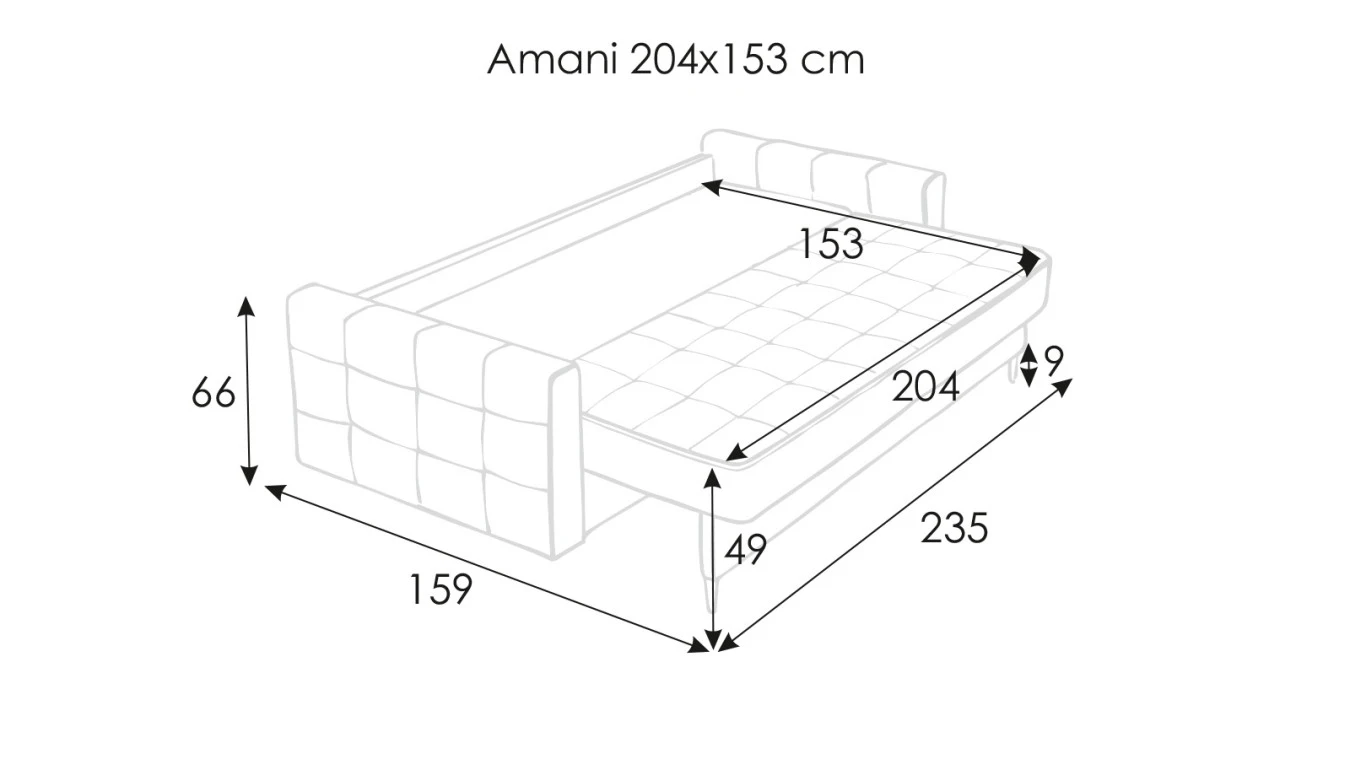 Диван-кровать Amani-W с коробом для белья Askona фото - 30 - большое изображение