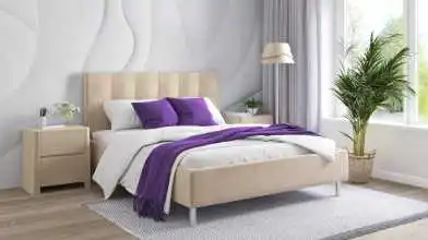 Мягкая кровать Evelin с широким изголовьем Askona фотография товара - 1 - превью