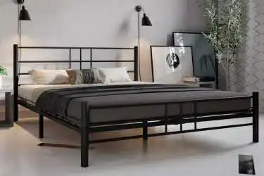 Кровать с коваными элементами Chris, цвет черный Askona фотография товара - 1 - превью