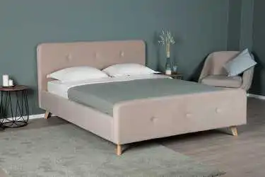 Кровать Vardi с мягкой спинкой и изножьем Askona фото - 1 - превью