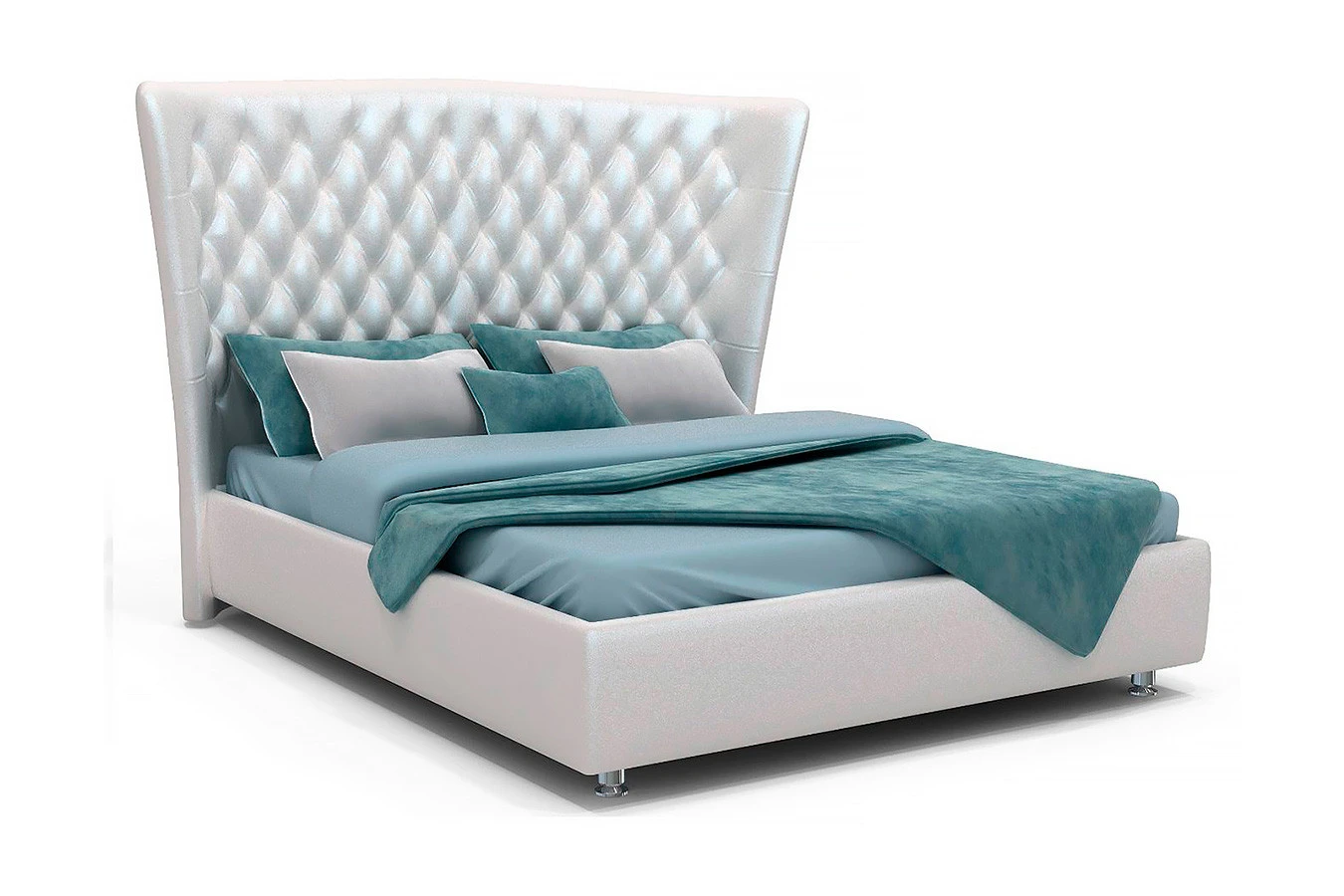 Мягкая кровать Sofia с высоким изголовьем Askona фото - 9 - большое изображение