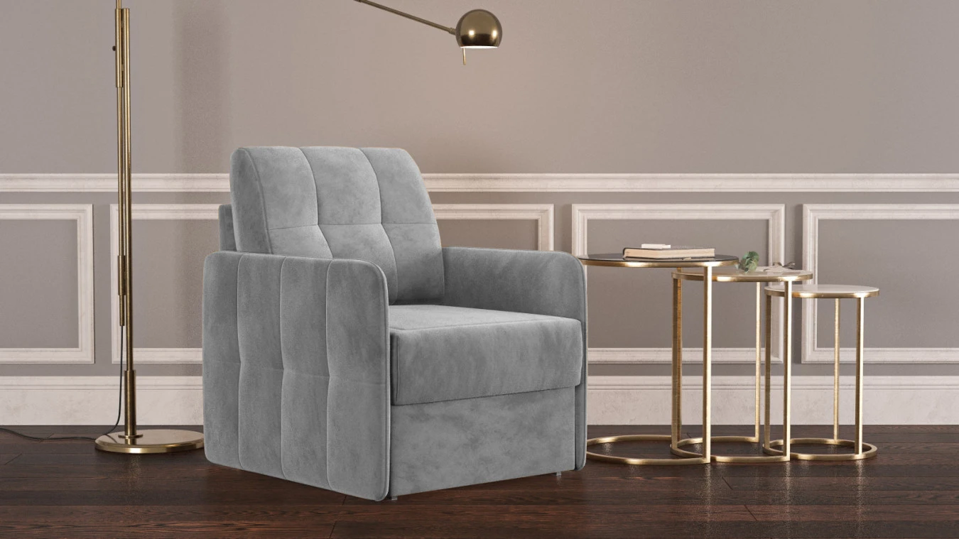 Кресло-кровать LOKO с узкими подлокотниками картинка - 1 - большое изображение