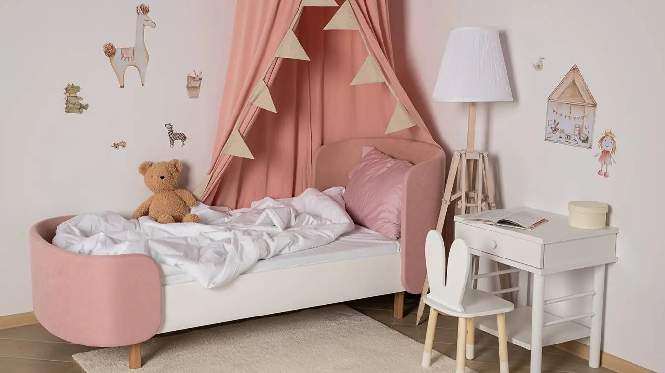 Детская кровать Twiggy, розовая фото - 3 - большое изображение