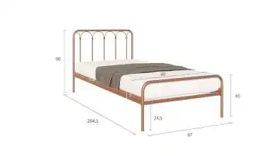 Металлическая кровать Corsa Bronza matic в спальню Askona фотография товара - 13 - превью