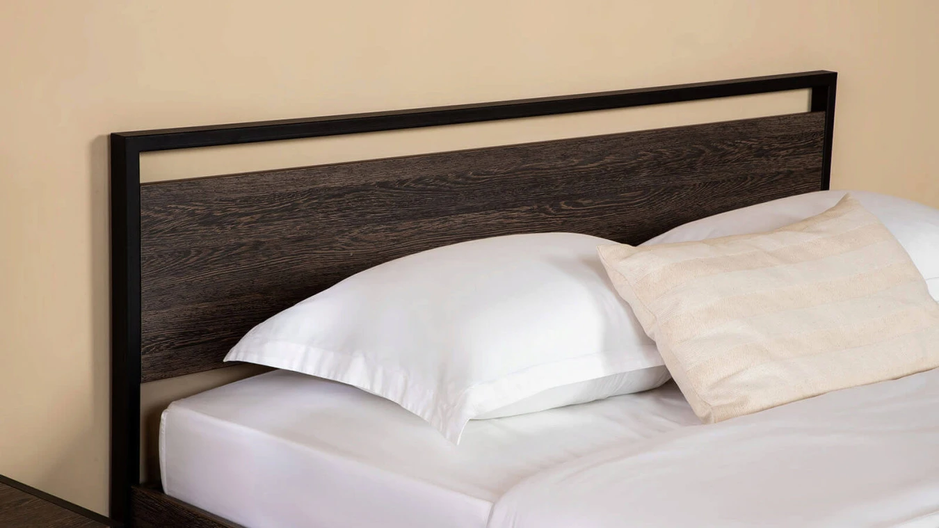 Кровать Moris, цвет Венге мали из лдсп в современном стиле Askona фотография товара - 3 - большое изображение