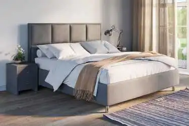 Мягкая кровать Linea с прямым изголовьем Askona фотография товара - 1 - превью