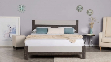 Кровать Mary, цвет Венге мали + mCeramic из лдсп в современном стиле Askona фотография товара - 1