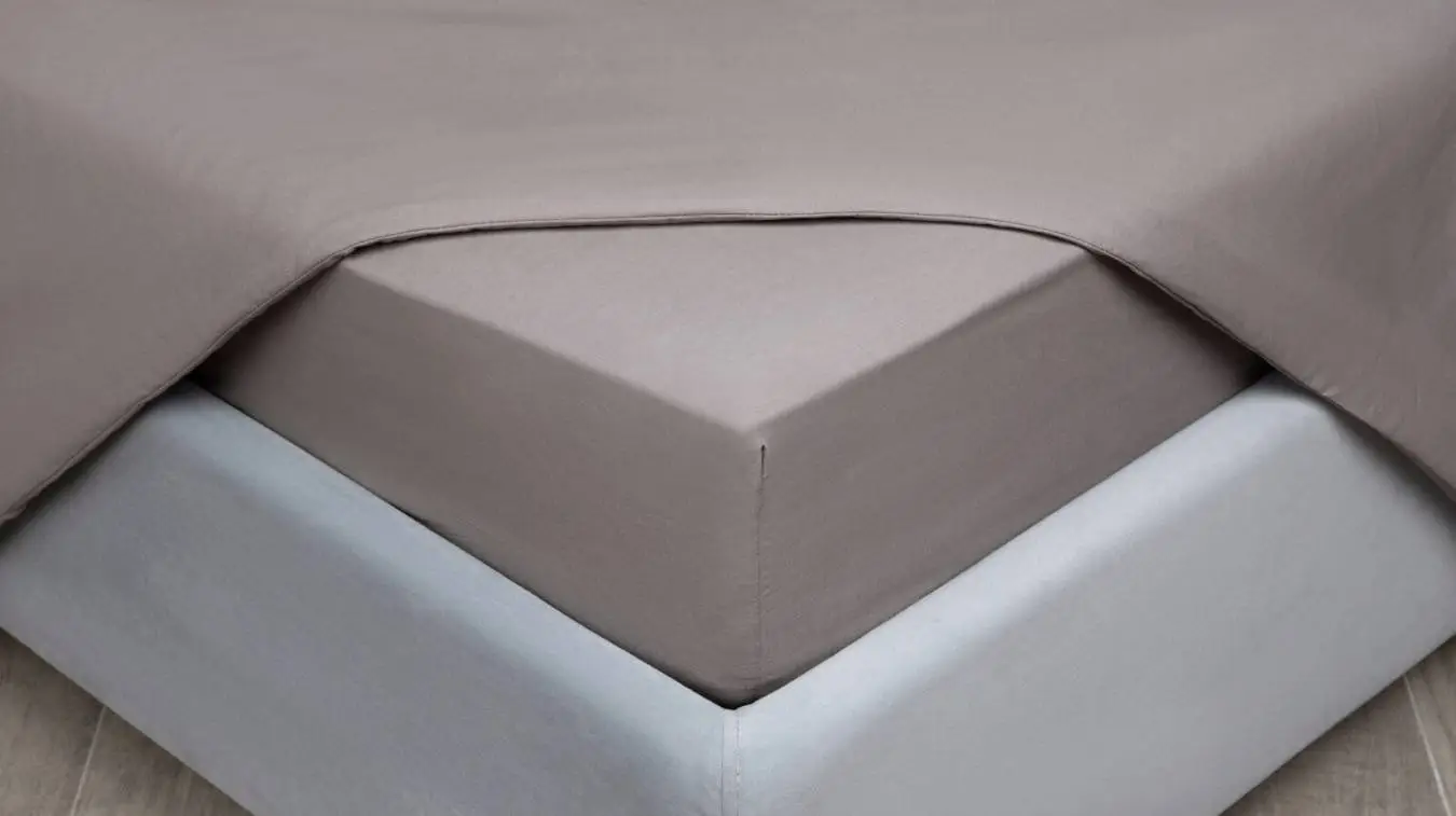 Простынь на резинке Comfort Cotton, цвет: Светло-серый Askona фото - 2 - большое изображение