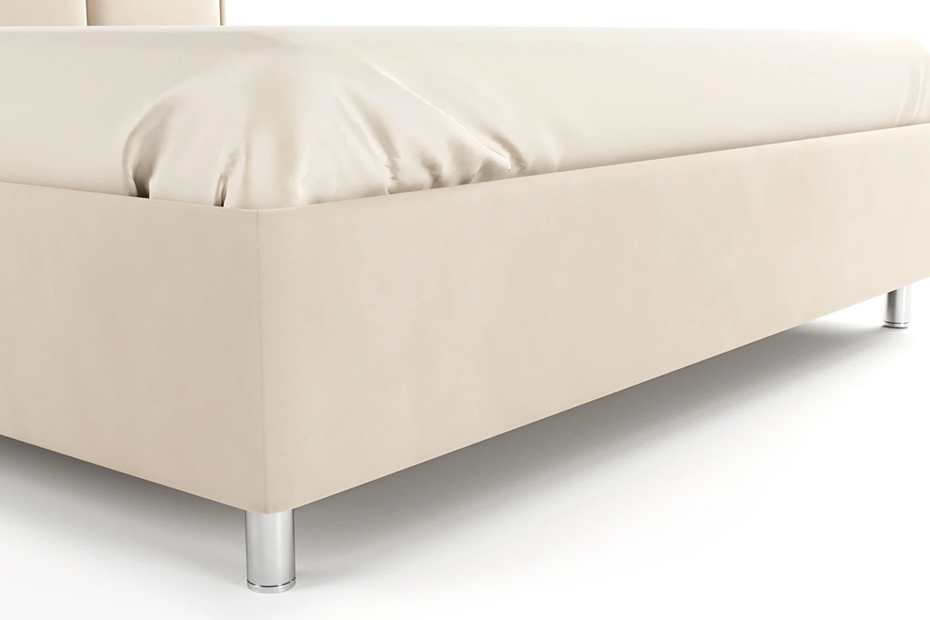Мягкая кровать Linea с прямым изголовьем Askona фотография товара - 6 - большое изображение